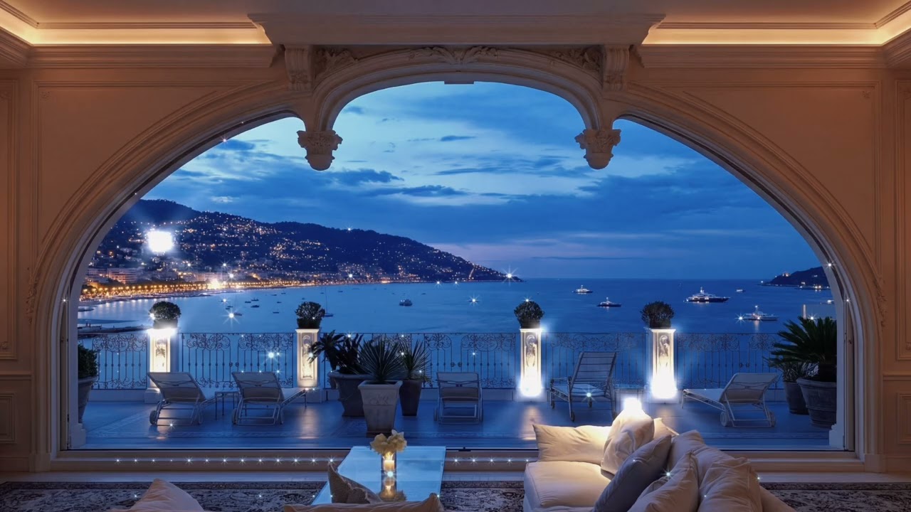 Luxury Lounge Music at Blue Hour 🌙 Relaxing Jazz by the Sea