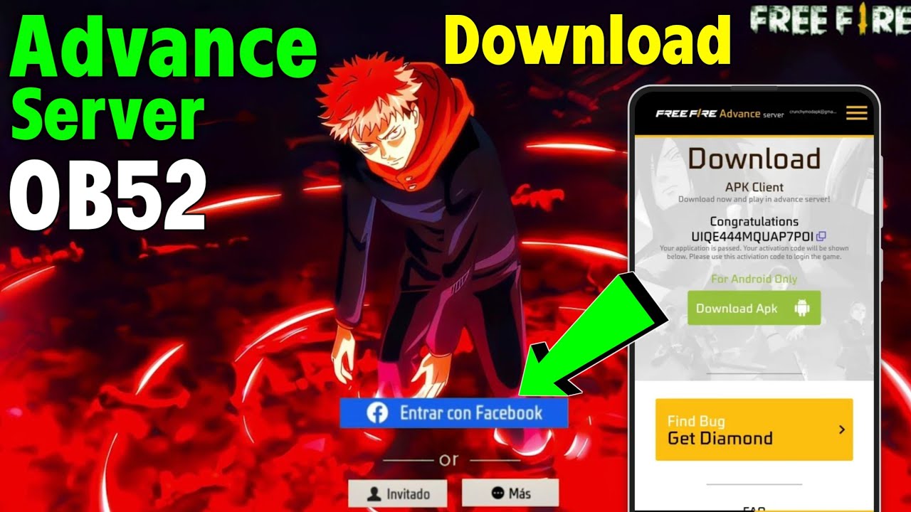 Free Fire OB52 Advance Server Download Kaise Kare | Advance Server Free Fire Link | OB52 Free Fire 