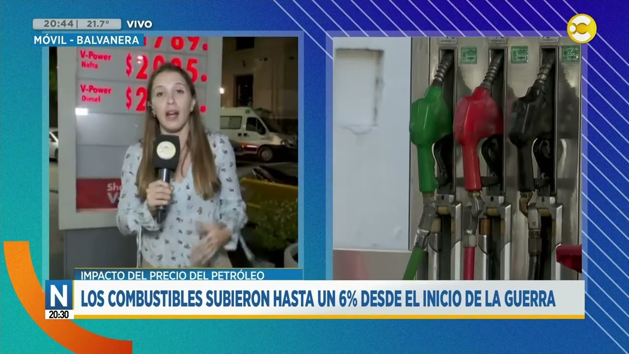 Los combustibles subieron hasta un 6% desde que comenzó la guerra │N20:30│ 09-03-26