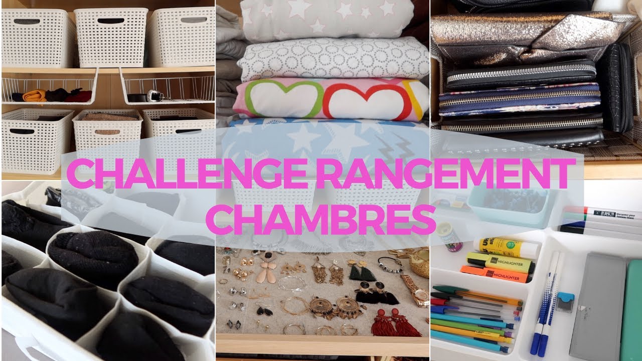Challenge Rangement Chambres: dressing, accessoires, bureaux, jouets...⎪astuces et Organisation