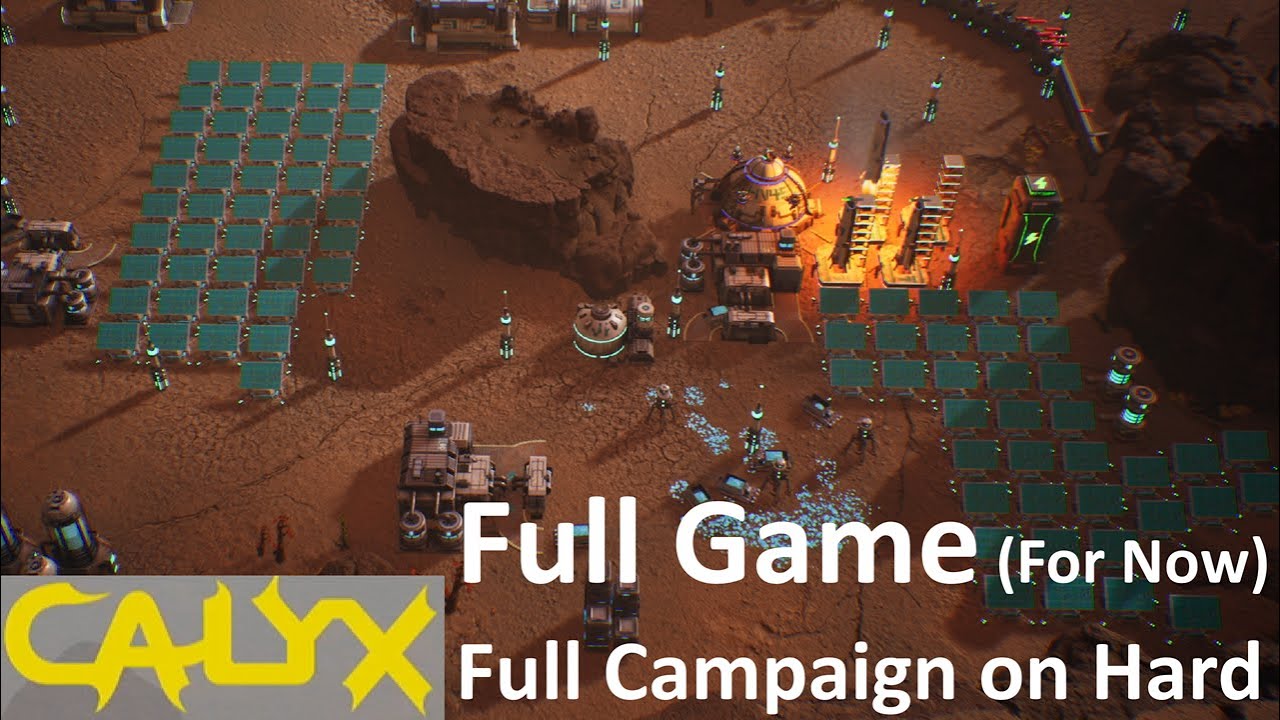 Calyx - Full Game (For Now) / Full Campaign on Hard Difficulty / Part 1 - No Commentary Gameplay