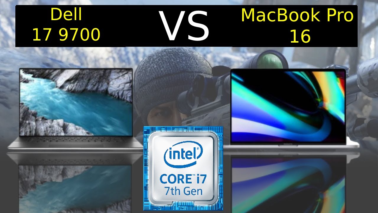 Dell XPS 17 9700 (D560030WIN9S) vs Apple MacBook Pro 16 Ultrabook intel i7  #dellxps179700 #mackbook