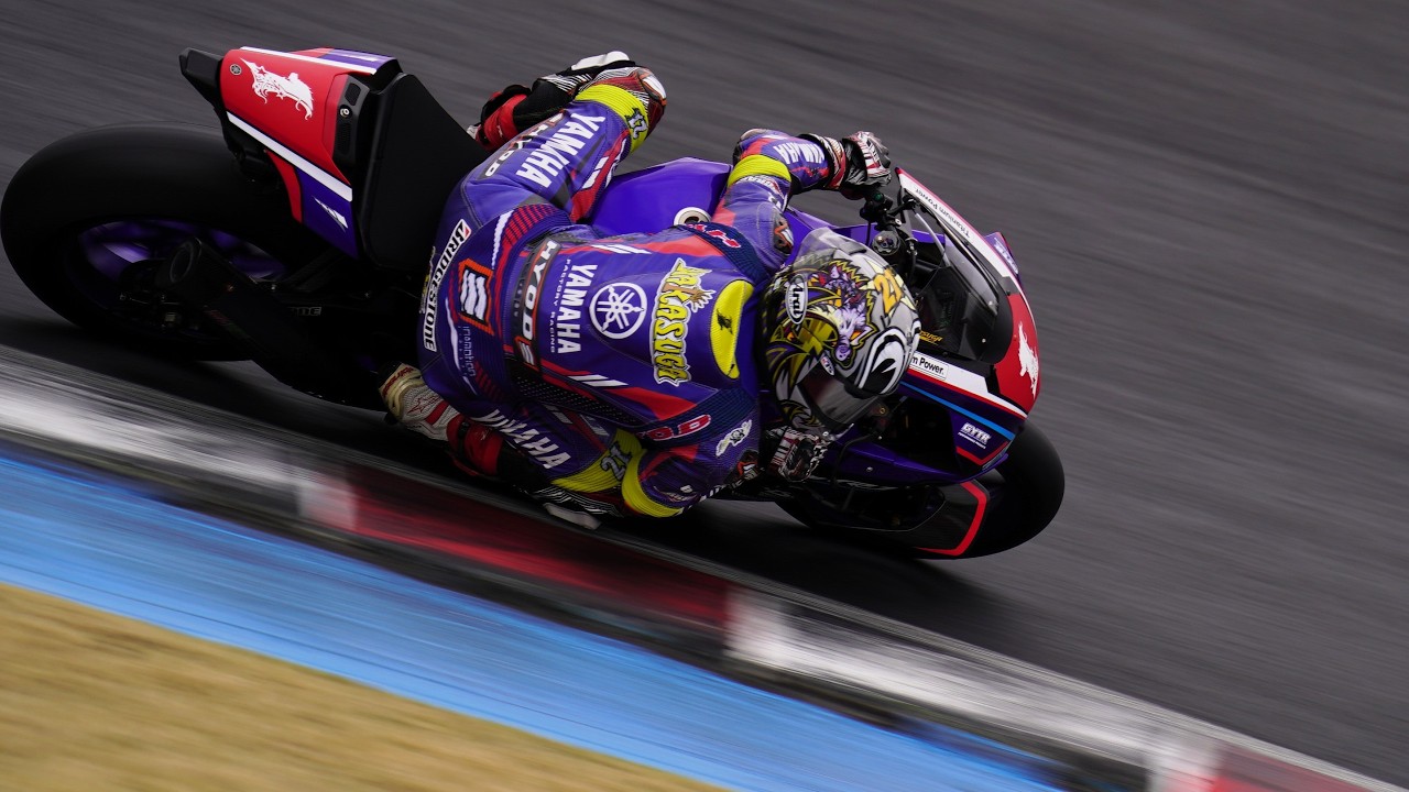 JSB1000クラス 午後もトップは中須賀選手 ダウンヒル～ 90度コーナー MFJ全日本ロードレース選手権 公式テスト Round ZERO モビリティリゾートもてぎ
