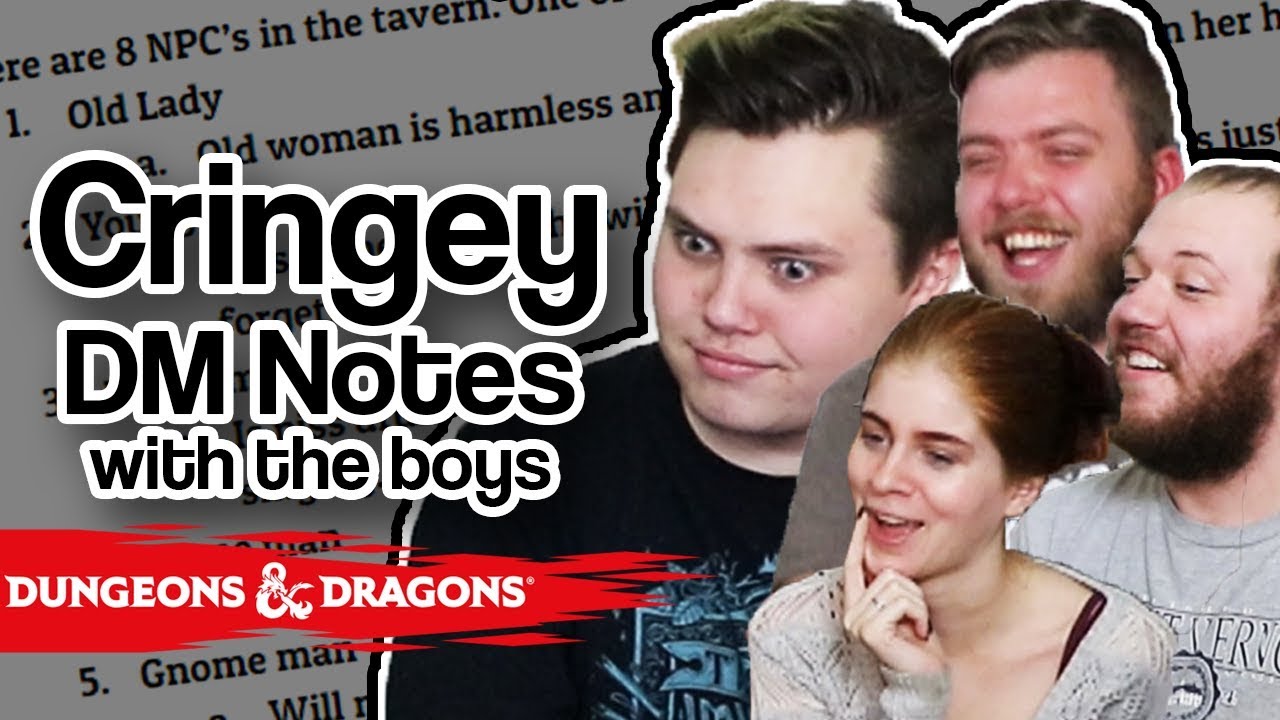 Читаем заметки Кринги ДМ с ребятами - D&D