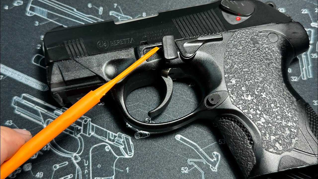 Процедура разборки Beretta PX4 Sub Compact &mdash; не сломайте свой пистолет, как это чуть не случилось...