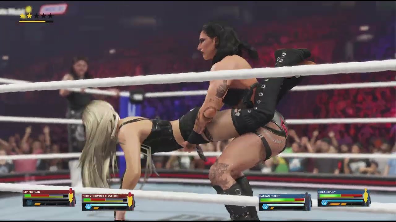 The Judgment Day vs. The Terror Twins WWE Mixed Tag Team Championship.