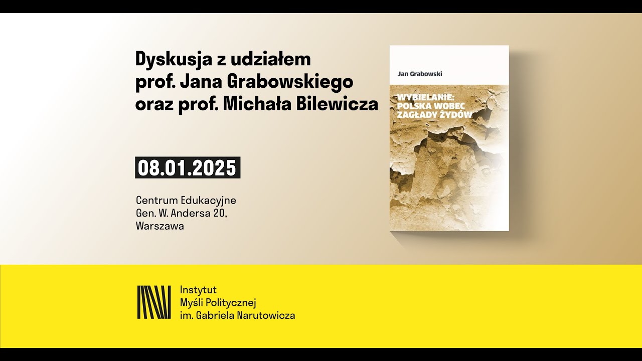 Dyskusja z udziałem prof. Jana Grabowskiego i prof. Michała Bilewicza.