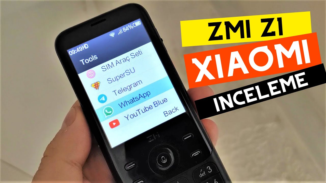 Xiaomi Zmi Z1 Tuşlu Telefon İnceleme 5000Mah Pil Whatsapp'lı (TÜRKÇE)