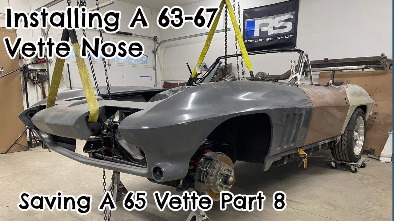 Правильная установка передней части Corvette 1963-1967 годов. Спасение Centerfield 65 Vette.