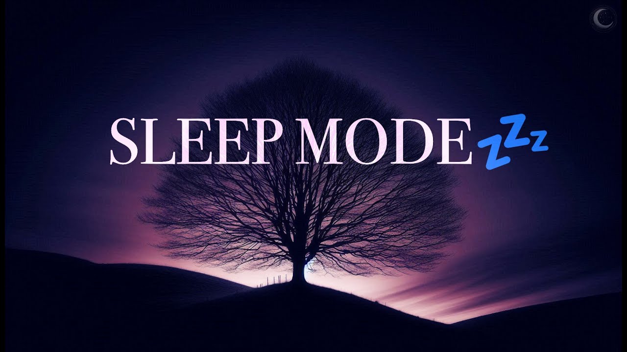 OVERTHINKING OFF 🌑 Lone Tree in Dark Twilight • 6 Hours Rolling Fog Night Ambience