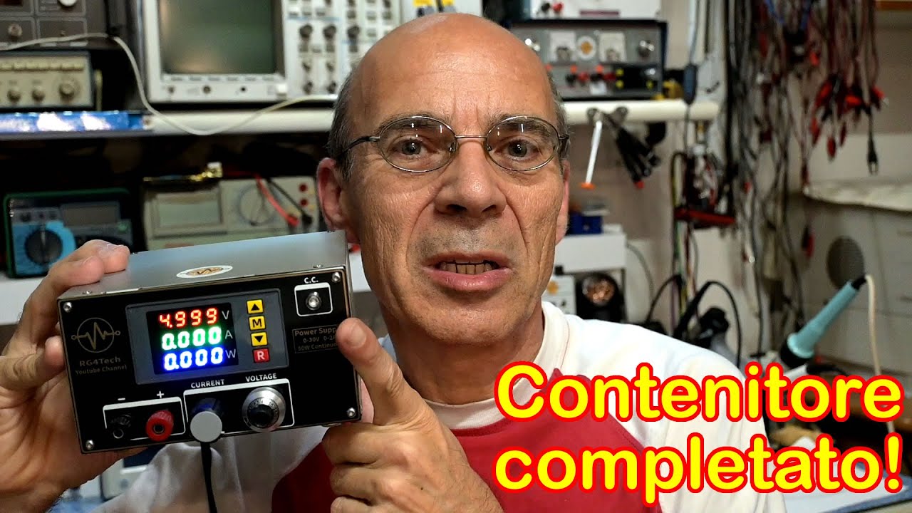 Contenitore per scheda alimentatore 4€ DIY ⚡ pannello frontale, controllo ventola e collaudo finale