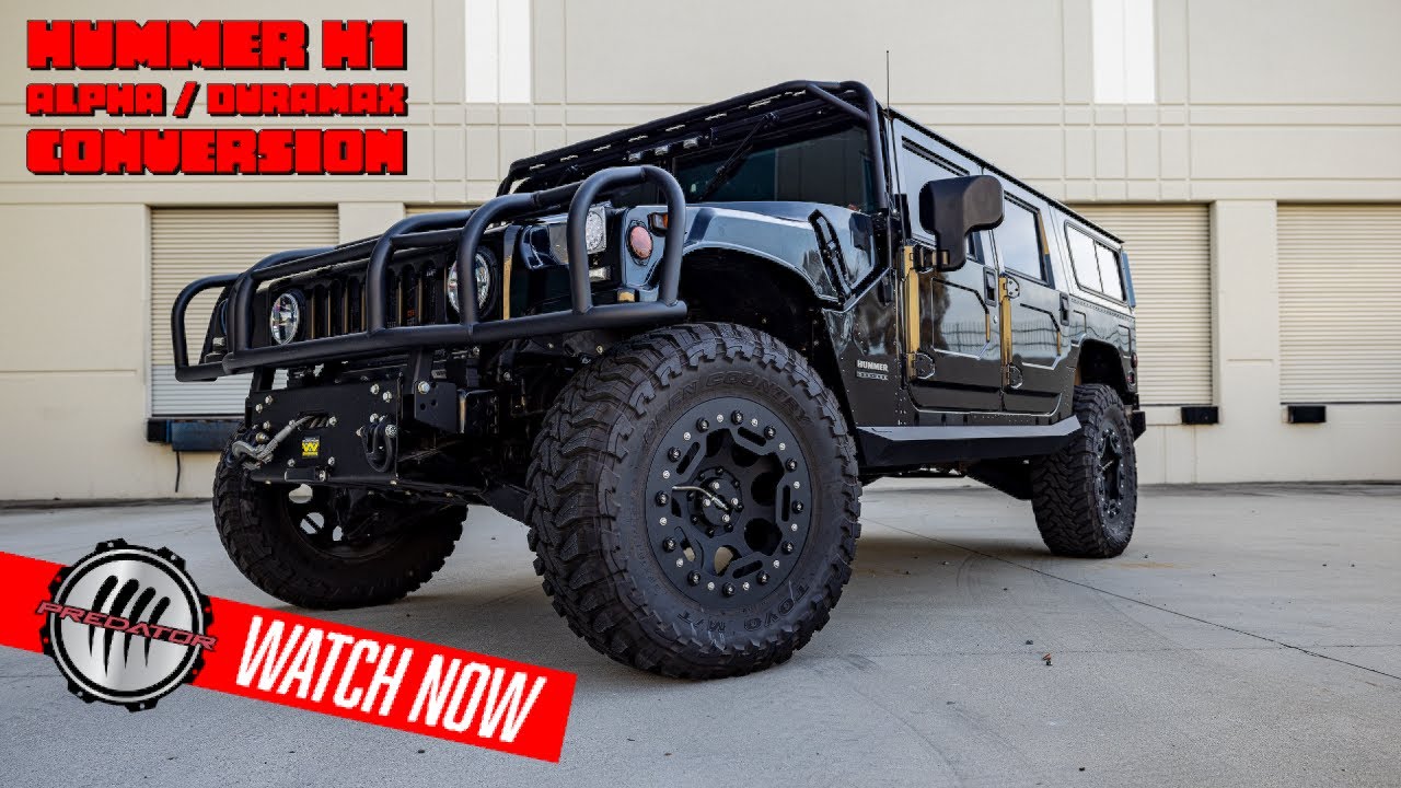 ONE OF A KIND HUMMER H1 ALPHA DURAMAX CONVERSION