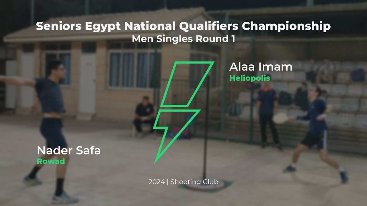 Speedball | Nader Safa vs Alaa Imam | Full Match | 2024 Egypt National Qualifiers Seniors Round 1
