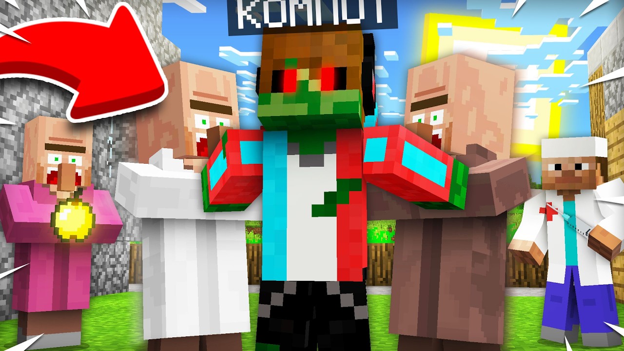 Я ПРЕВРАТИЛСЯ В ЗОМБИ НО ЖИТЕЛИ МНЕ ПОМОГЛИ В МАЙНКРАФТ | Компот Minecraft