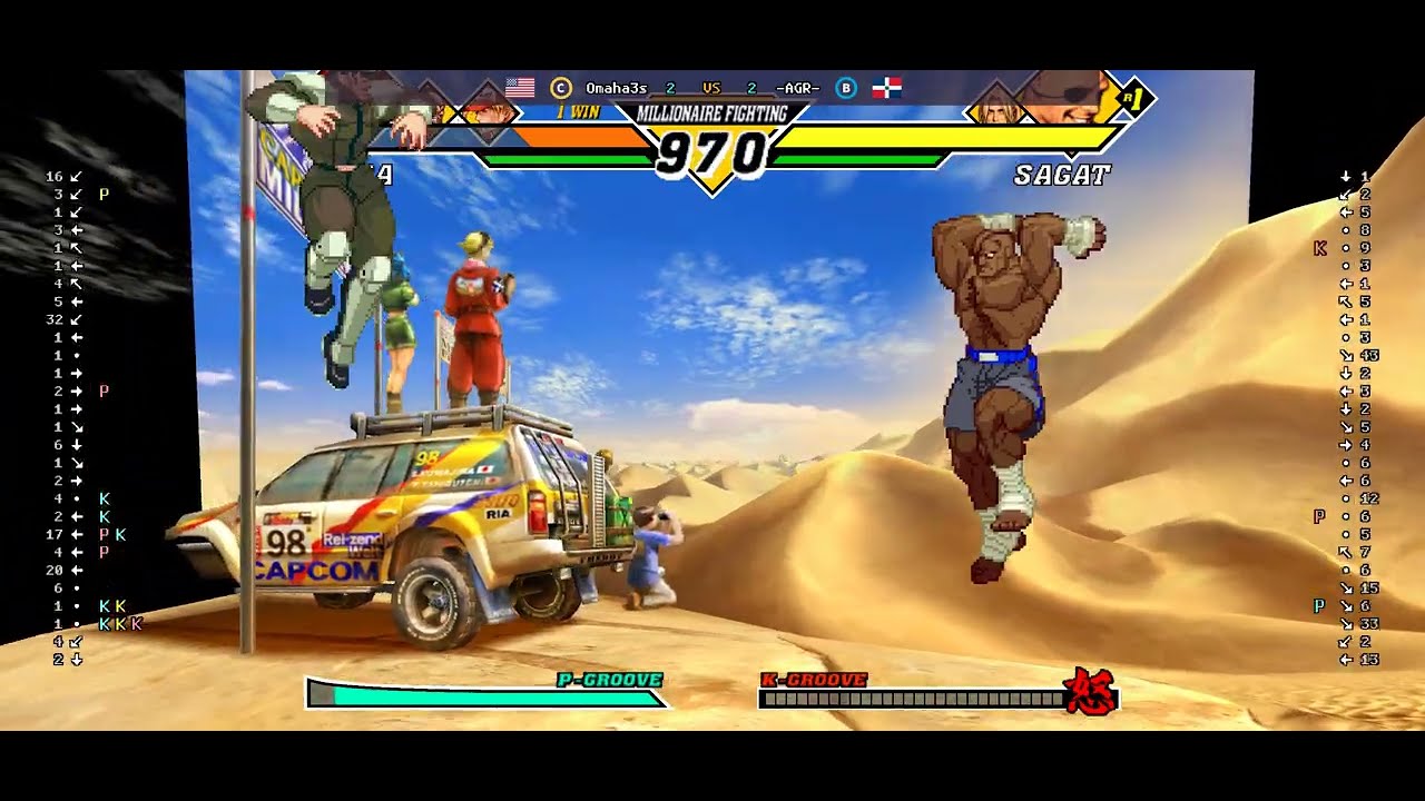 Capcom Vs. SNK 2 - 🇺🇸 Omaha3s(C) vs 🇩🇴 -AGR-(B) | Fightcade (2026-03-04 01:37 UTC)