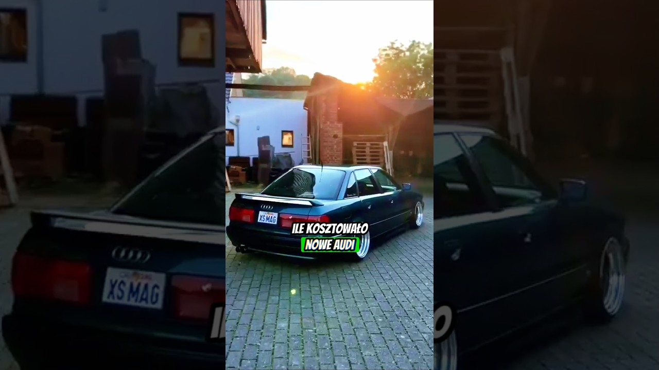 💰ILE KOSZTOWAŁO AUDI 80 B4?💥#motoryzacja #audi80 #ciekawostka #samoch&oacute;d #fiat126 #pieniądze #shorts