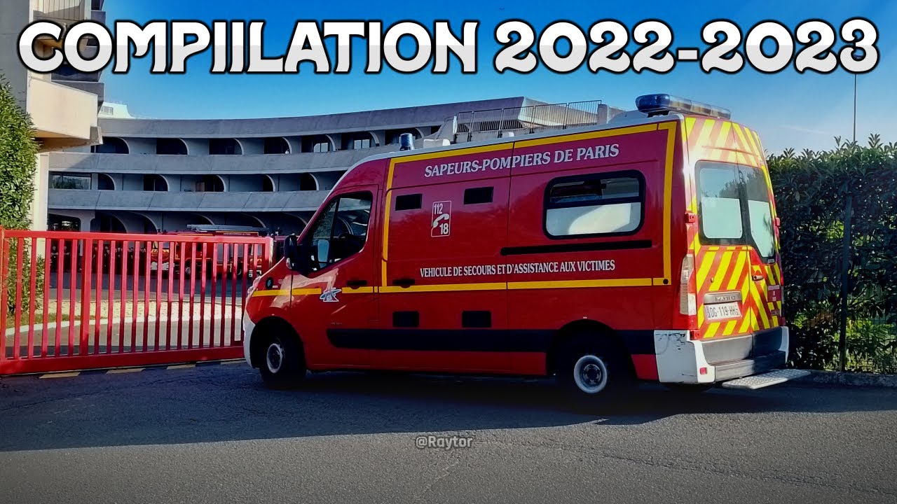 Pompiers de Paris [BSPP] : Compilation année 2022-2023 | 2eme Groupement