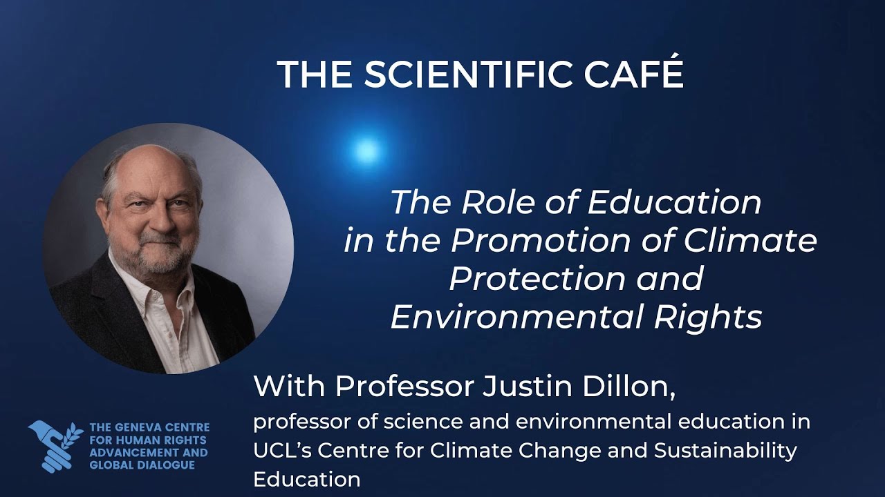 Scientific Café Episode 36, Professor Justin Dillon, University College London, UK