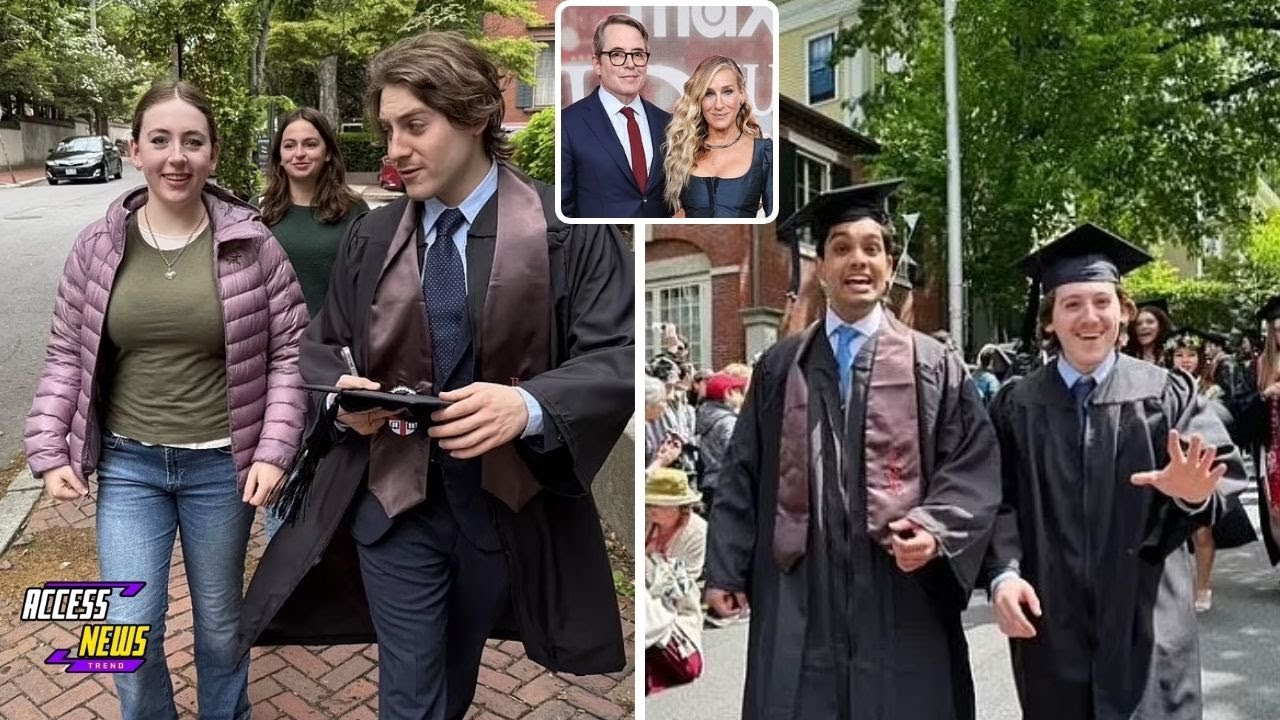 James Broderick Graduates! 🎓 How SJP & Matthew Broderick Raise Independent Kids 💼✨
