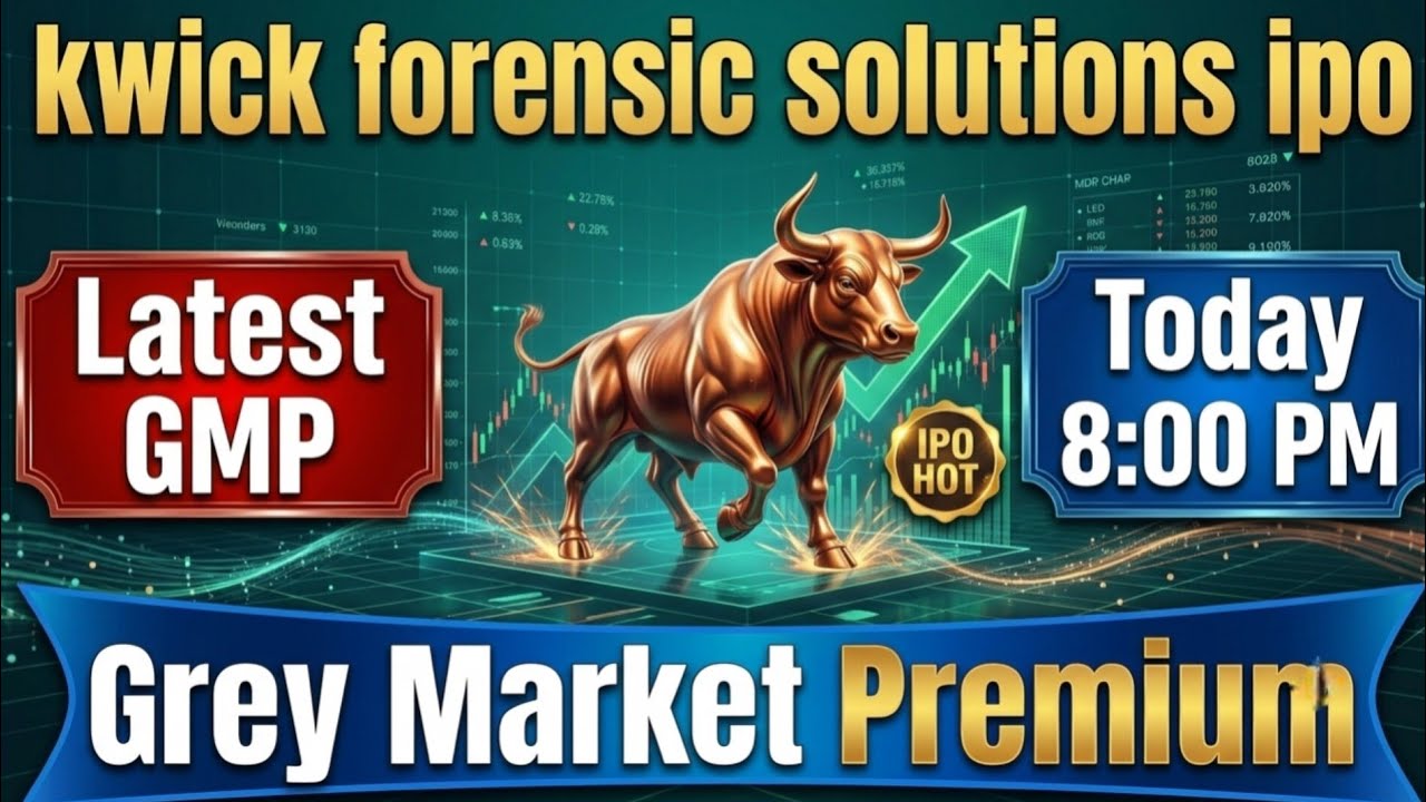 Kwick Forensic Solution IPO GMP Today | Kwick Forensic Solution IPO | Today IPO Update | SME IPO