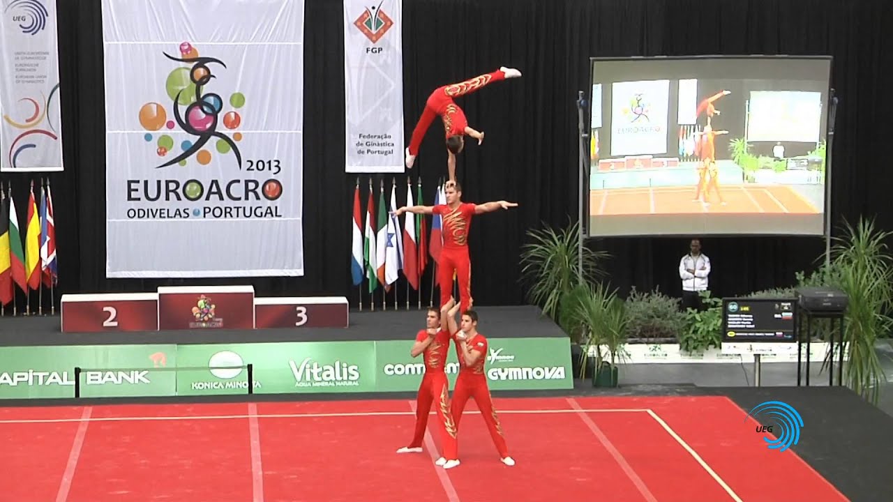 BULGARIA, Juniors Men's Group -- Euroacro 2013