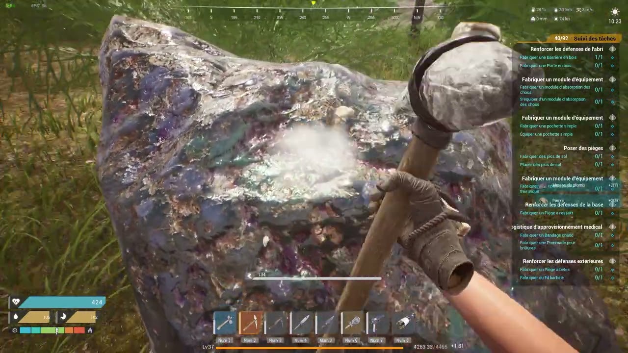 the front, details a savoir