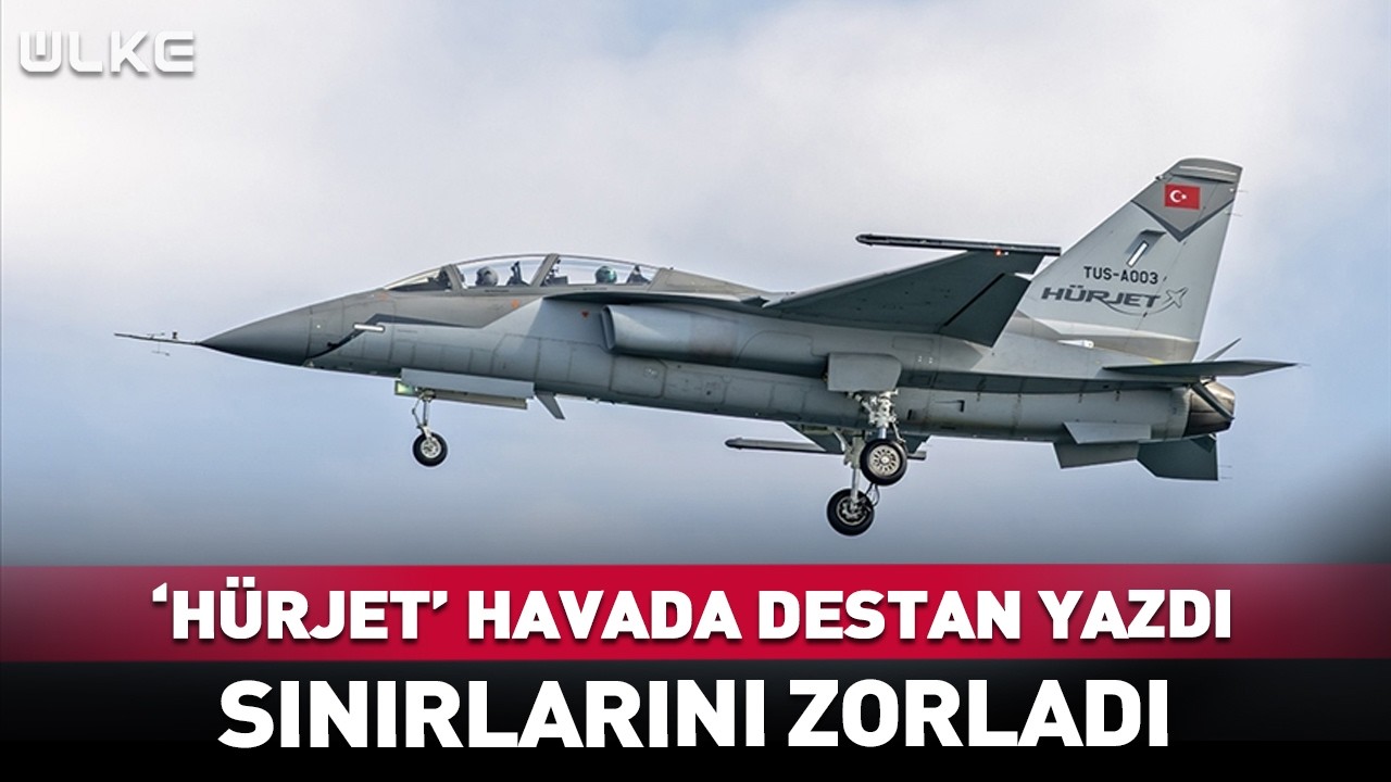 HÜRJET Havada Destan Yazdı! Akdeniz'de Sınırlarını Zorladı #haber