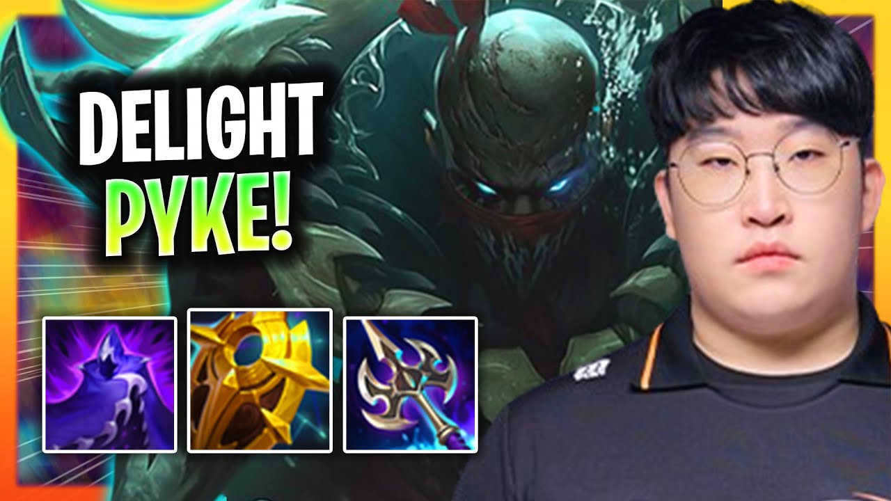 DELIGHT IS A BEAST WITH PYKE! | HLE Delight Plays Pyke Support vs Nautilus! Season 2025