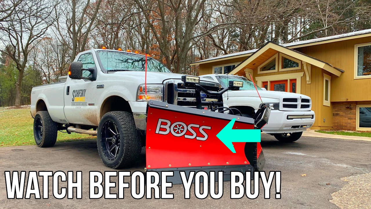 Brand New BOSS DXT V-Plow Doesn't Work?!? Watch Before You Buy!