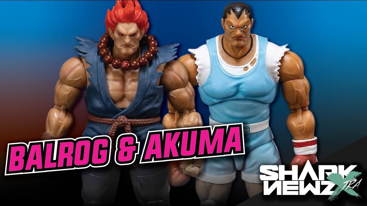 Jada Toys Ultra Street Fighter Balrog & Akuma | Only 3 More Left to Complete the line! - SHARKNEWZ