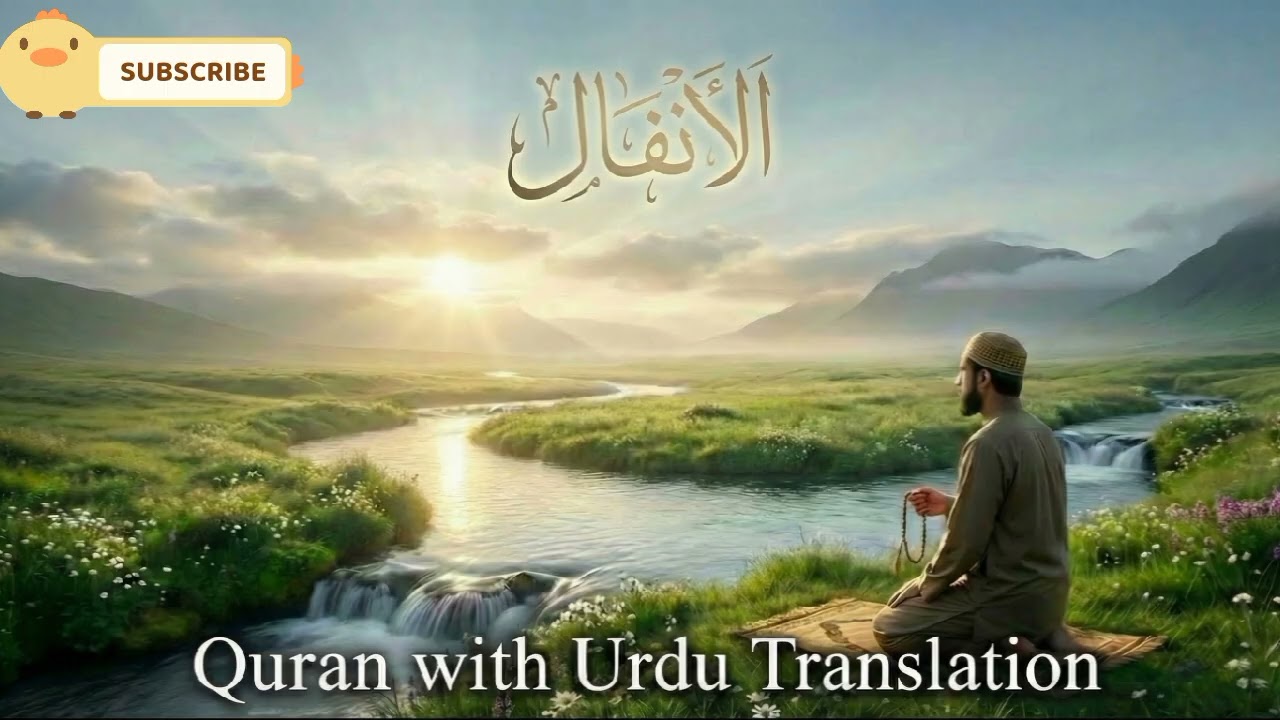 Surah Al-Anfal | Quran with Urdu Translation | Peaceful Recitation 🌙