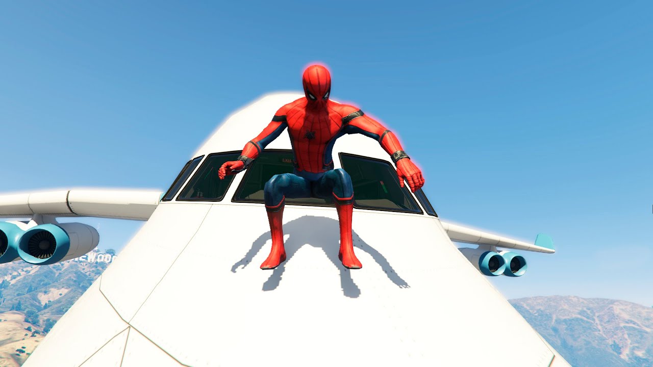 GTA 5 Epic Plane Crashes & Spiderman Ragdolls Ep.59 (Euphoria Physics | Funny Moments)