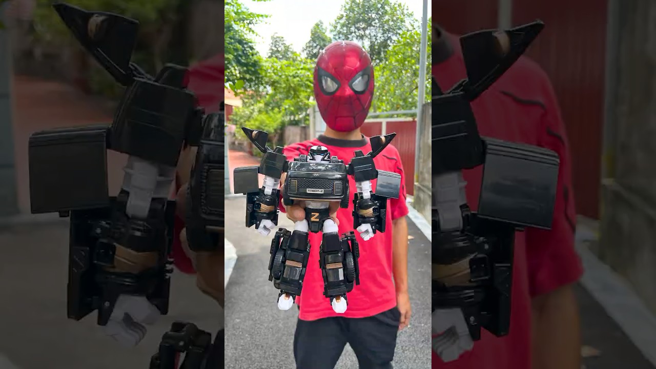 Satisfying with Unboxing TOBOT Z Black Transformer Toy ASRM #satisfied #unboxing #tobot #toys