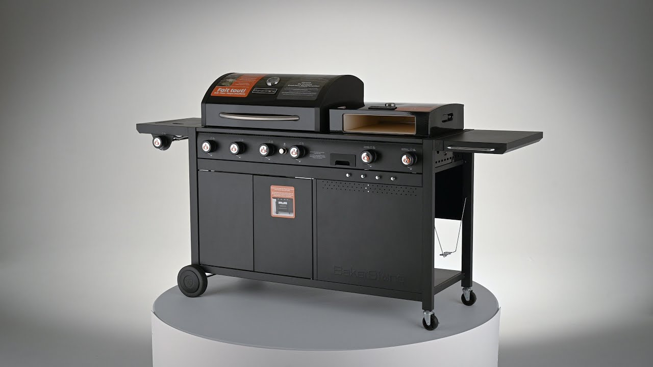 BakerStone Outdoor Multi-Function LP Gas Cooking Center 360&deg; Video