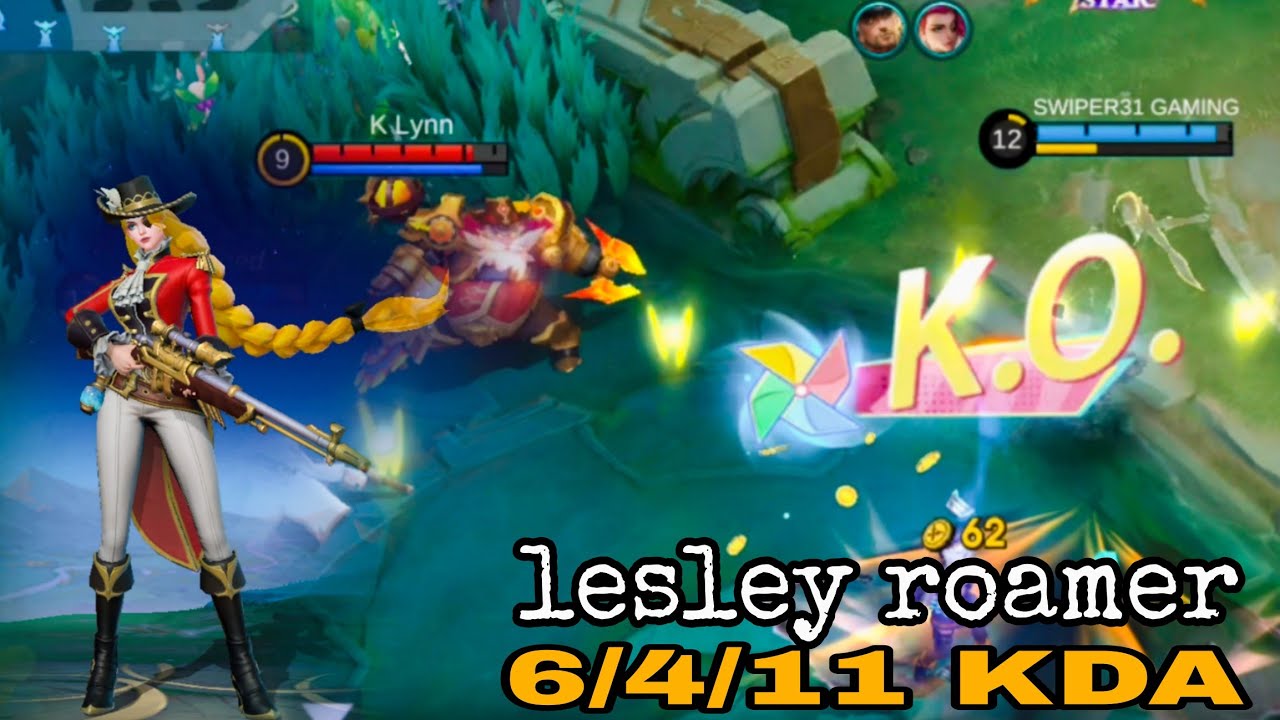 LESLEY ROAMER | 6/4/11 KDA LESLEY GAME PLAY #mobilelegends #esports #mlbb
