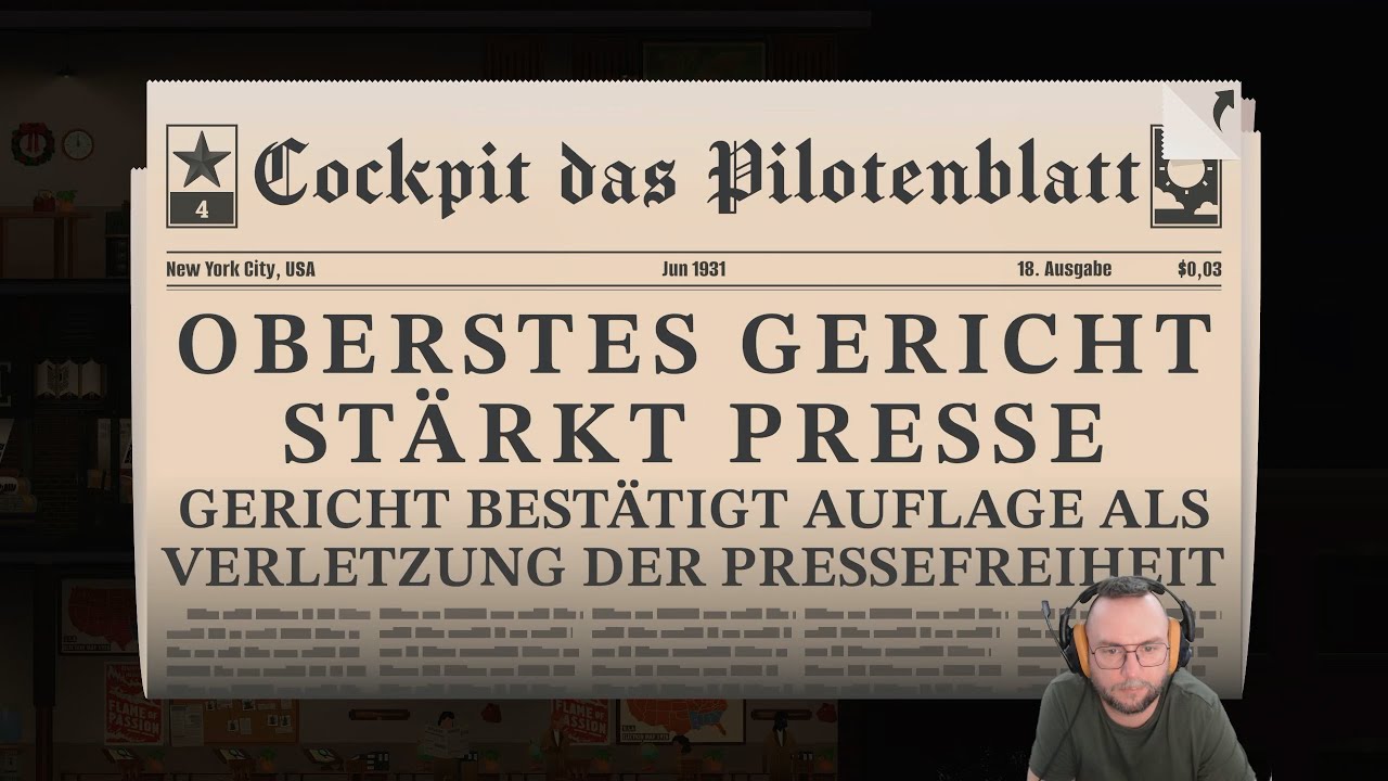 Oberstes Gericht stärkt Presse | Cockpit das Pilotenblatt | #NewsTower #021