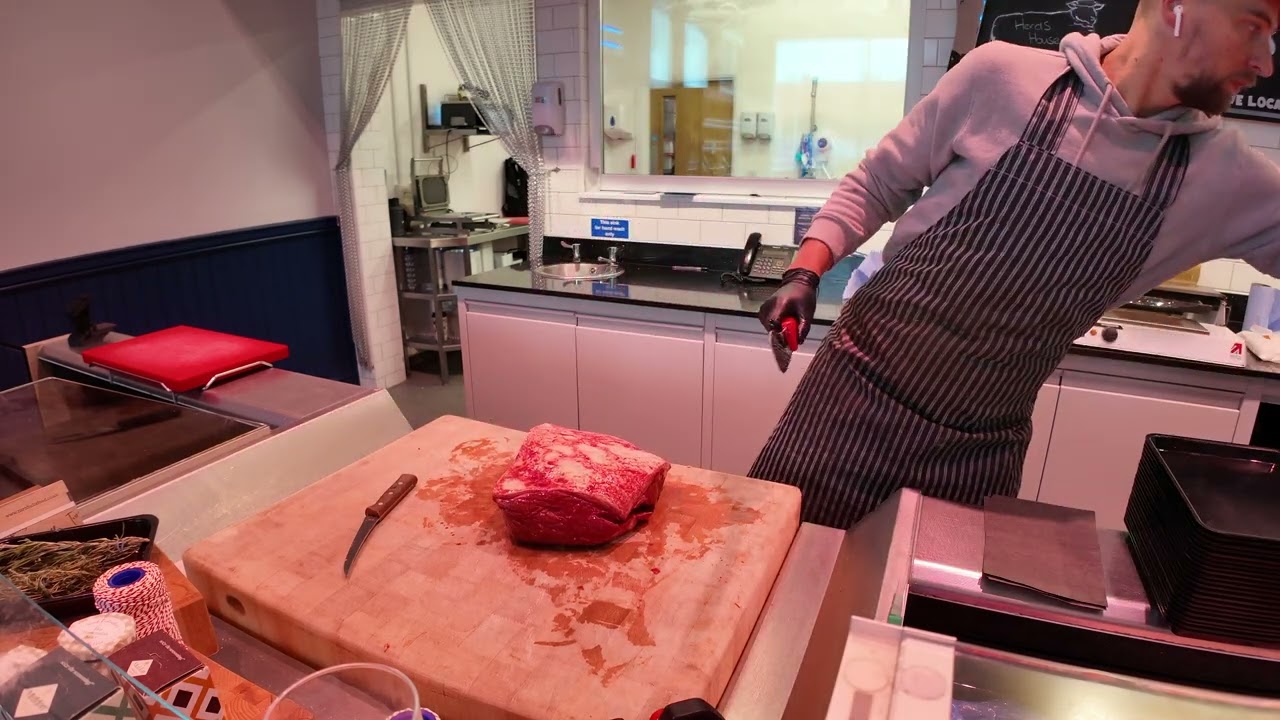 Morning Ritual: Preparing a Fresh Local Meat Counter