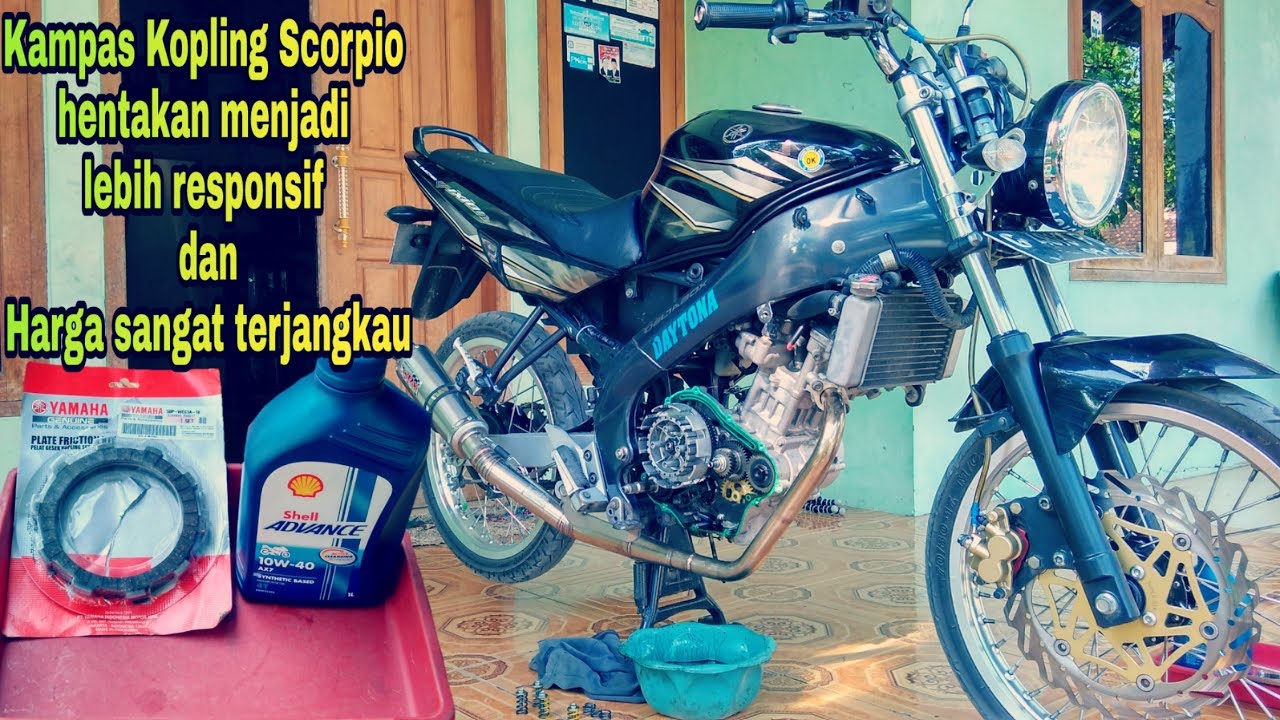 Tips Cara mengganti Kampas Kopling Old Vixion pakai Kampas Kopling Scorpio