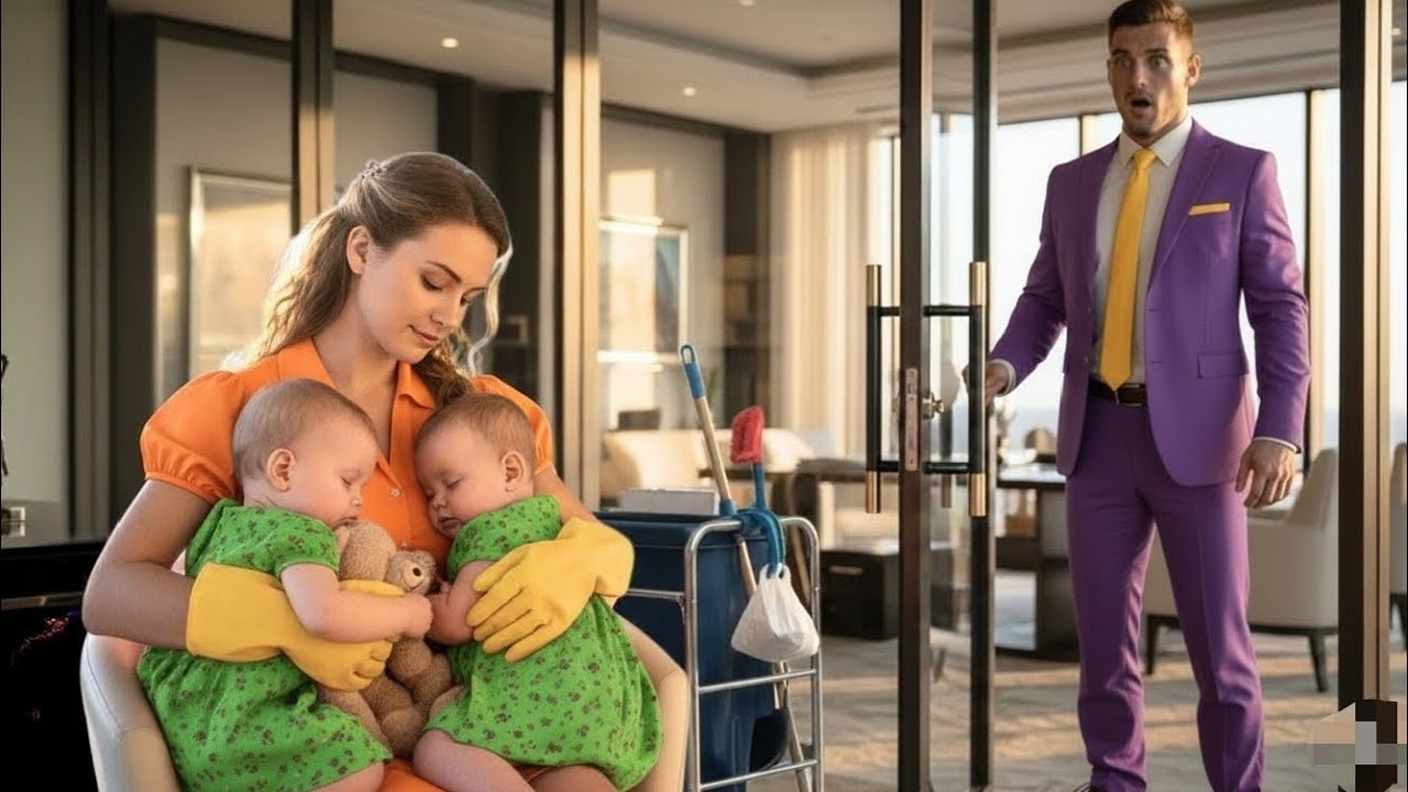 Ninguém conseguia lidar com as gêmeas do milionário — até que uma mãe solteira faxineira conseguiu
