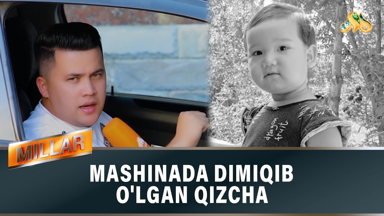 Mashinada dimiqib qolgan qizcha         
