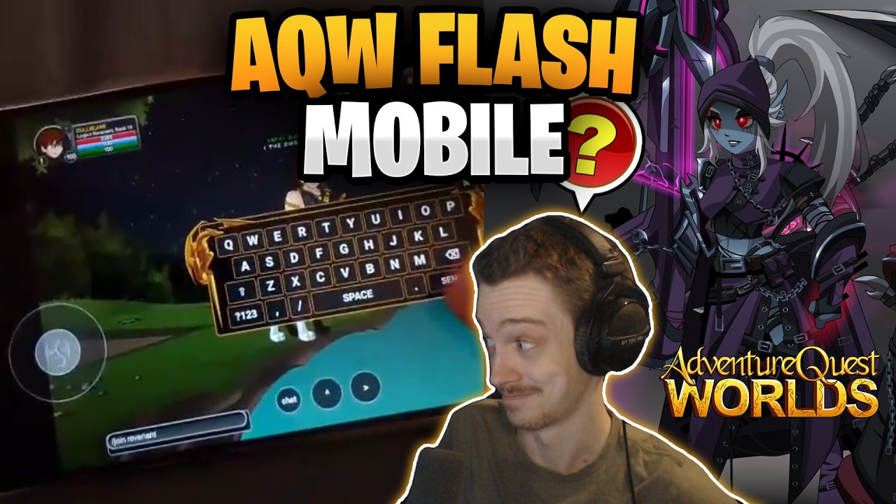 AQW Flash on Mobile! AQWorlds News