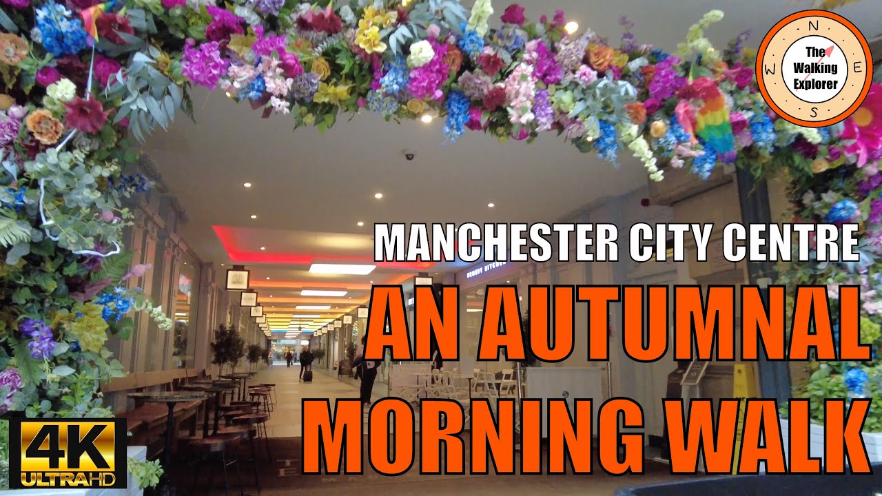 An Autumnal Walk Around Manchester City Centre 🍂 🎃 | St. Anne's Square, King Street | October 2021