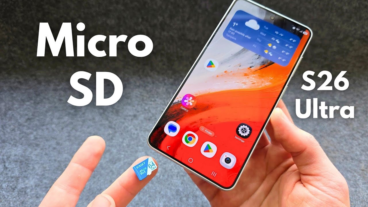 Есть ли у Samsung Galaxy S26 Ultra слот для карты памяти Micro SD? Расширение памяти