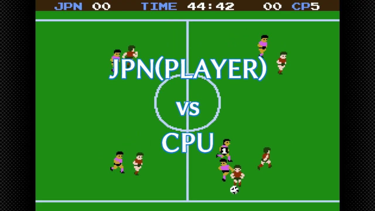 【SOCCER】JPN(PLAYER) vs  CPU
