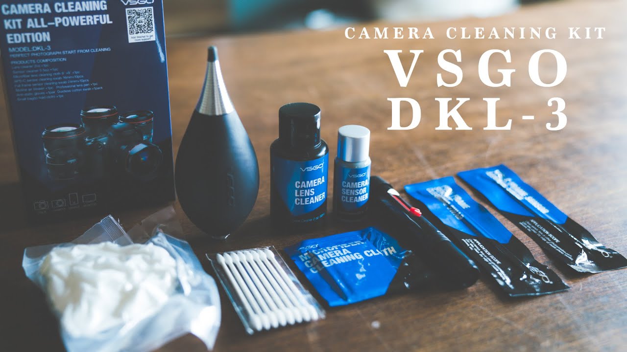 センサーとレンズを清掃できるカメラクリーニングキット「VSGO DKL−3」