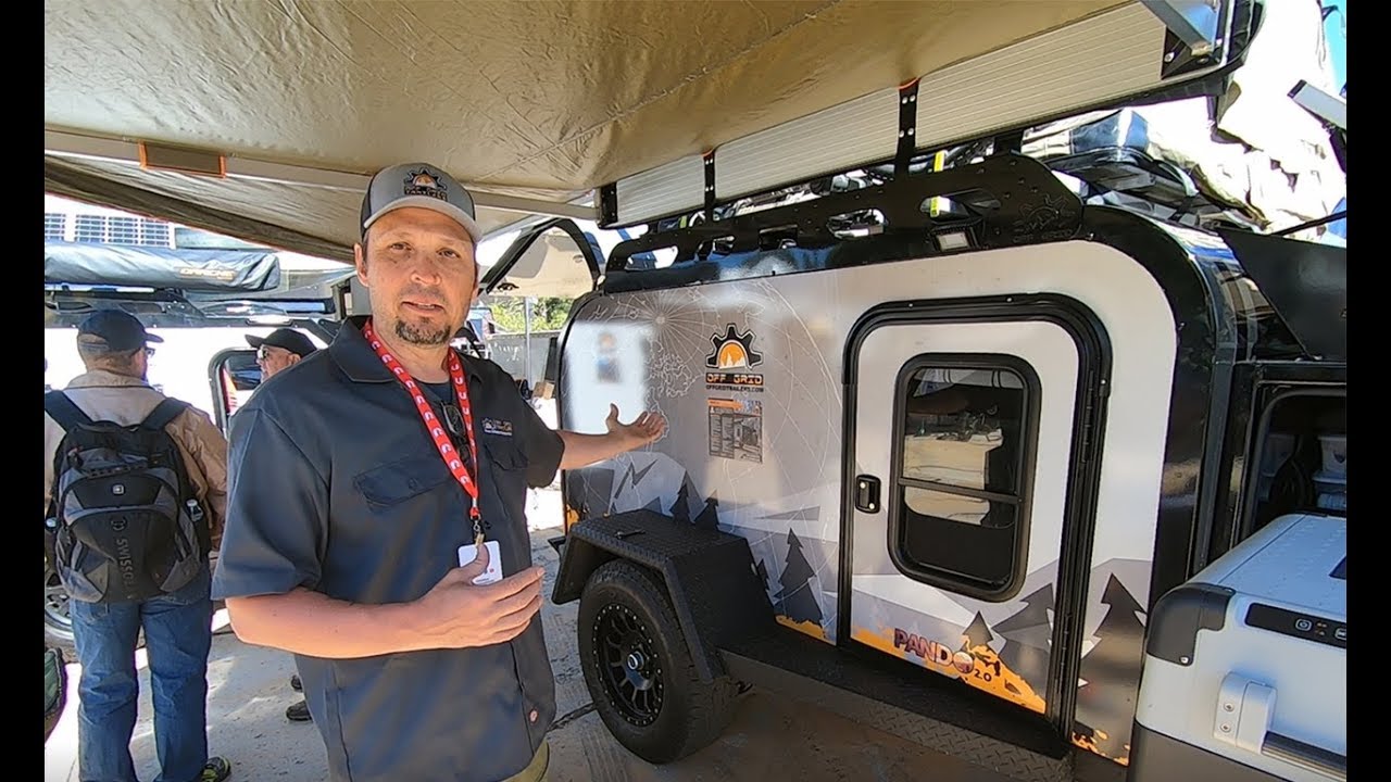 Off Grid Trailers: The Pando 2.0 Teardrop Trailer at Overland Expo