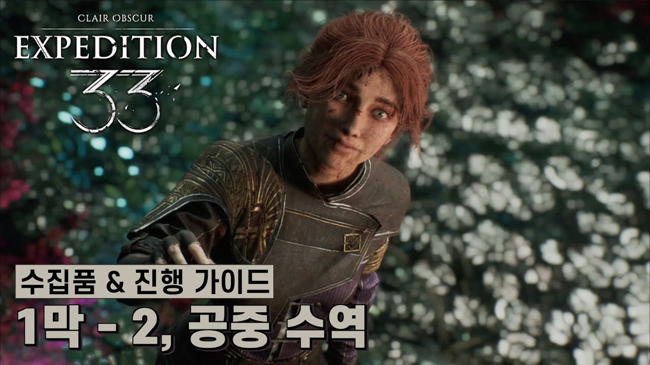 [클레르 옵스퀴르: 33 원정대] 1막 - 2, 공중 수역 수집품 & 진행 가이드