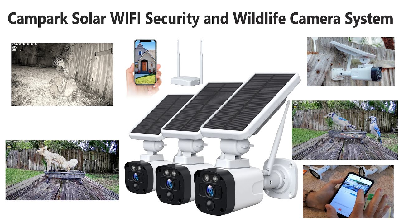 Campark SC02 Solar WIFI Security Bird and Wildlife Camera System Test and Review
