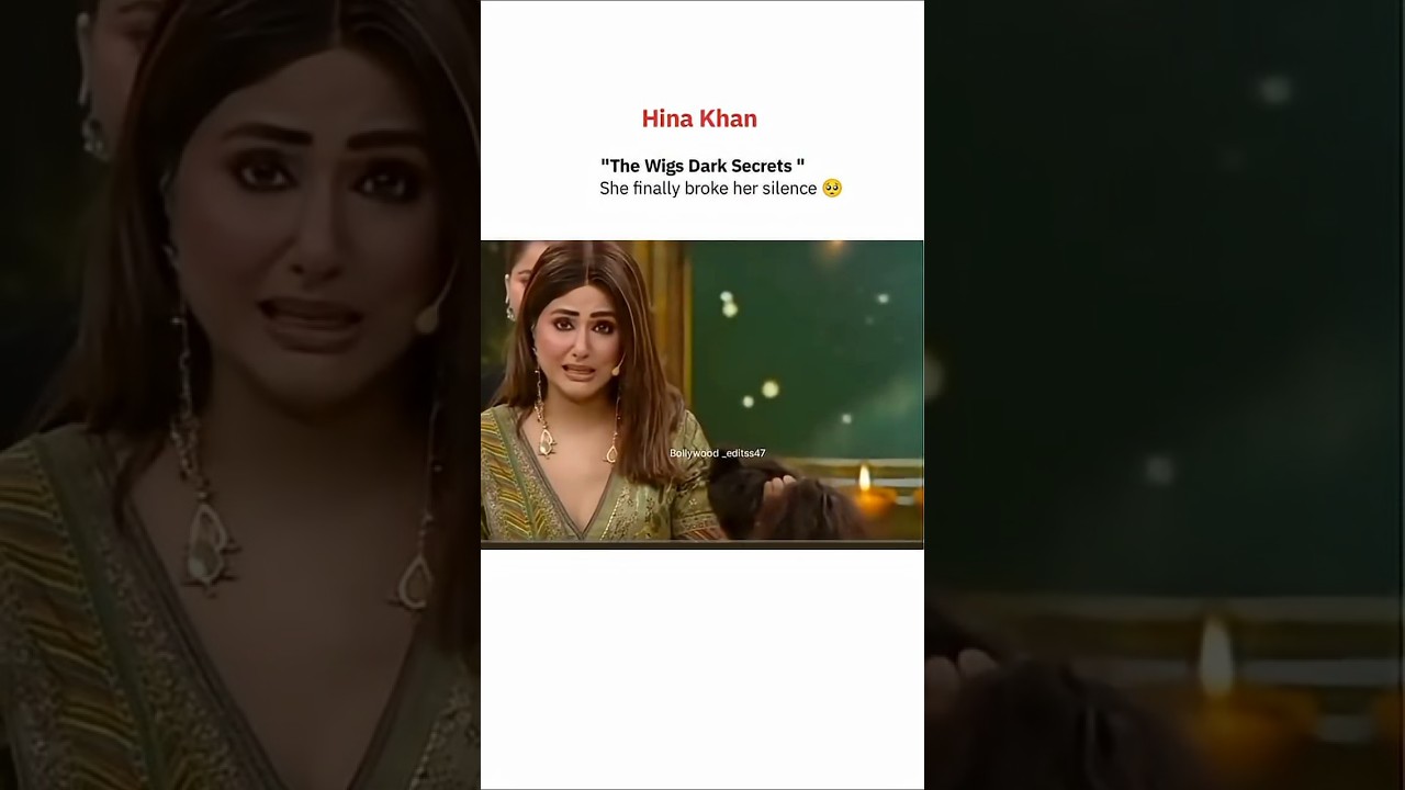 Emotional confession#tearfulmoments #hinakhan#cancer#viralvideo
