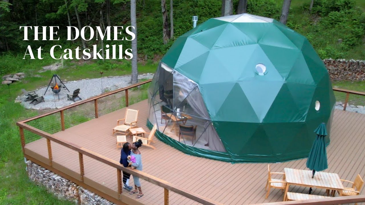 Welcome to our LUXURY Dome! | Geodesic Dome Tour